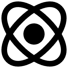 Atom Icon from Plump Solid Set