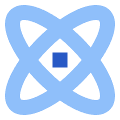 Atom Icon from Sharp Flat Set