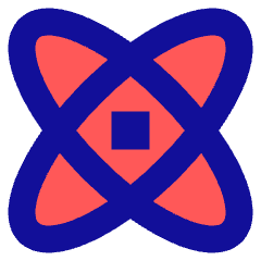 Atom Icon from Sharp Pop Set