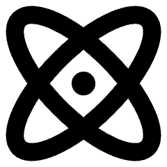 Atom Icon from Core Solid Set