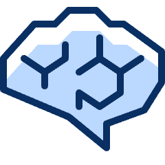 Brain 2 Icon from Cyber Duotone Set