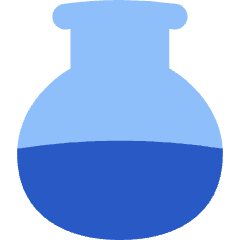 Circle Flask Icon from Flex Flat Set