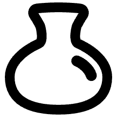 Circle Flask Icon from Plump Remix Set