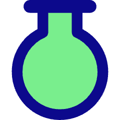 Circle Flask Icon from Core Pop Set