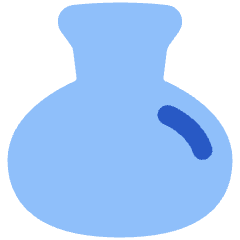 Circle Flask Icon from Plump Flat Set