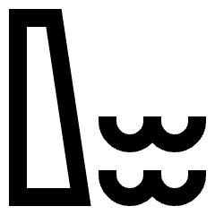 Dam Icon from Sharp Line Set