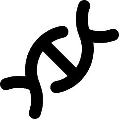 Dna Icon from Micro Line Set