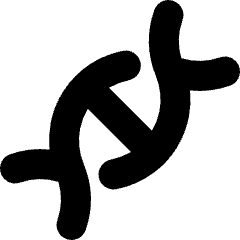 Dna Icon from Micro Solid Set