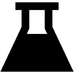 Erlenmeyer Flask Icon from Sharp Remix Set