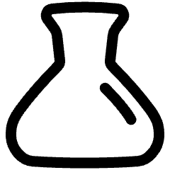 Erlenmeyer Flask Icon from Plump Line Set