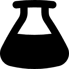 Erlenmeyer Flask Icon from Flex Solid Set