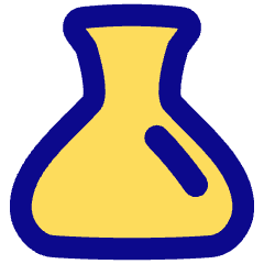 Erlenmeyer Flask Icon from Plump Pop Set