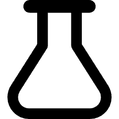 Erlenmeyer Flask Icon from Core Remix Set