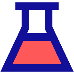 Erlenmeyer Flask Icon from Sharp Pop Set