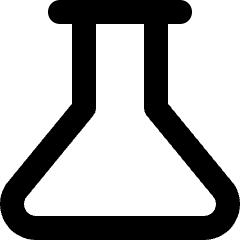 Erlenmeyer Flask Icon from Micro Line Set