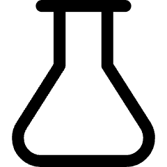 Erlenmeyer Flask Icon from Core Line Set