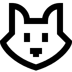 Fox Icon from Sharp Line Set