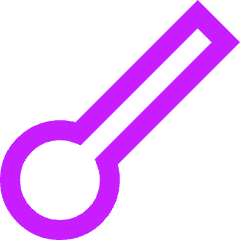 Glass Stirring Rod Icon from Sharp Neon Set
