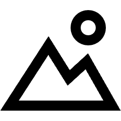 Lanscape Icon from Sharp Line Set