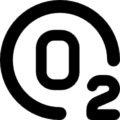 Oxygen Icon from Core Solid Set