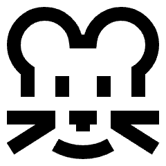 Rat Icon from Sharp Line Set