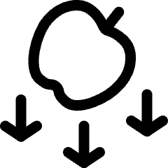 Science Apple Gravity Icon from Ultimate Regular Set