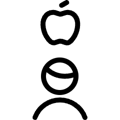 Science Apple Newton Icon from Ultimate Light Set