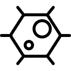 Science Bacteria Icon from Ultimate Light Set