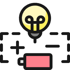 Science Electricity Icon from Ultimate Colors Set