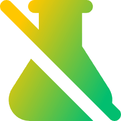Science Off Experimental Feature Icon from Core Gradient Set