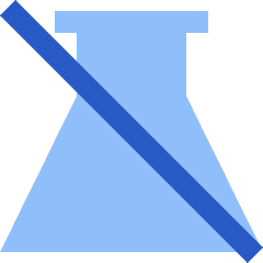 Science Off Experimental Feature Icon from Sharp Flat Set