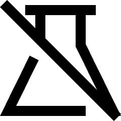 Science Off Experimental Feature Icon from Sharp Line Set