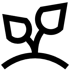 Sprout Icon from Sharp Line Set