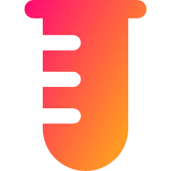 Test Tube Icon from Core Gradient Set