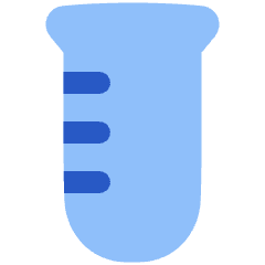 Test Tube Icon from Plump Flat Set