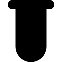 Test Tube Icon from Micro Solid Set