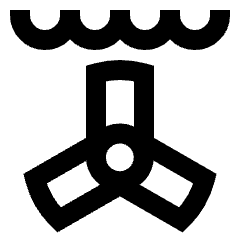 Tidal Energy 1 Icon from Sharp Line Set