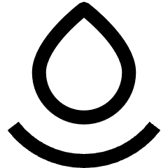 Water Drop 2 Icon from Sharp Line Set