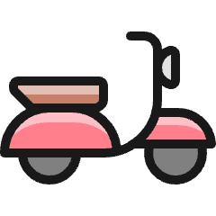 Scooter Icon from Ultimate Colors Set