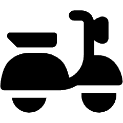 Scooter Icon from Ultimate Bold Set