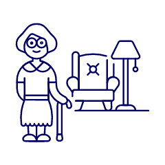 Retirement 1 2 Illustration from UX Line Set
