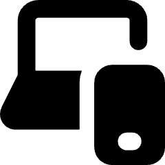 Device Laptop Phone Pairing Icon from Core Solid Set