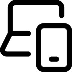 Device Laptop Phone Pairing Icon from Core Line Set