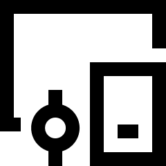 Device Phone Watch Tablet Icon from Sharp Line Set