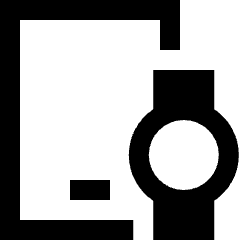 Phone Device Pairing Wearables Icon from Sharp Solid Set