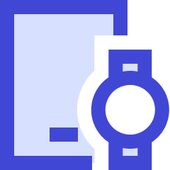 Phone Device Pairing Wearables Icon from Sharp Duo Set