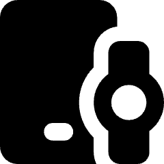 Phone Device Pairing Wearables Icon from Core Solid Set