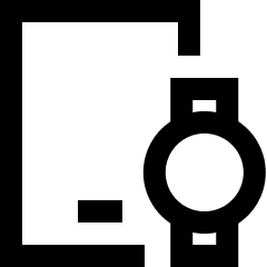 Phone Device Pairing Wearables Icon from Sharp Line Set