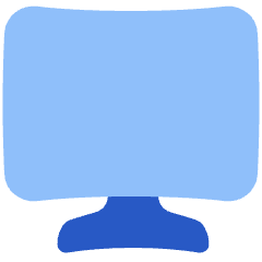Screen Curve Icon from Plump Flat Set