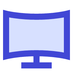 Screen Curve Icon from Sharp Duo Set